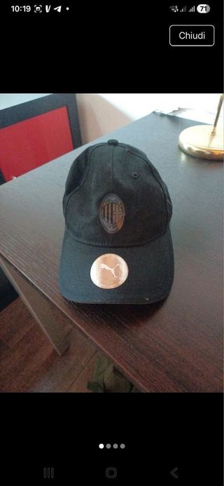 Cappellino Ac Milan Puma Nero