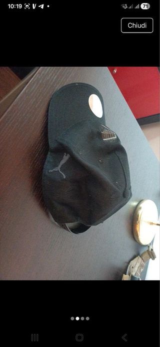 Cappellino Ac Milan Puma Nero