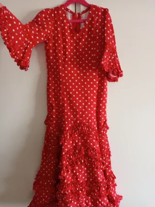 Traje Flamenca Niña 6-8 Años