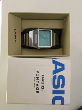 Reloj Casio Analógico-Digital Plata