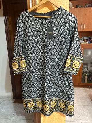 Vestido XXL estampado sin estrenar