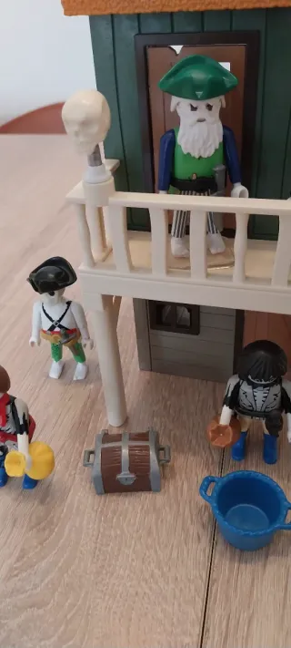 Playmobil,casa pirata,barco,lote,piratas,fantasmas