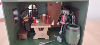 Playmobil,casa pirata,barco,lote,piratas,fantasmas