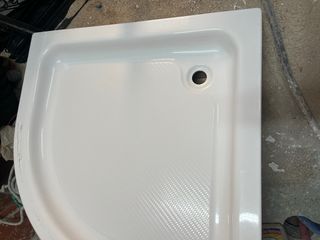 Plato de Ducha Media Luna Blanco