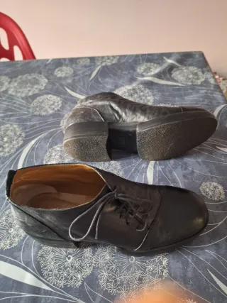 Scarpe donna vera pelle nere 40