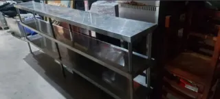 Estantería Acero Inoxidable 3 Niveles