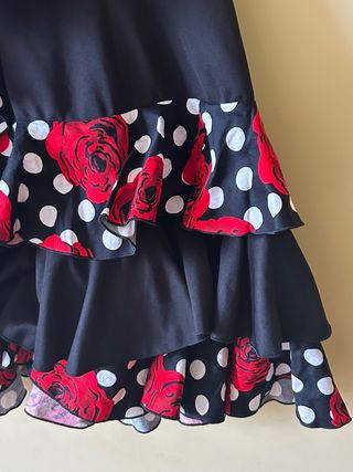 Falda Flamenco Sevillanas Volantes Flores