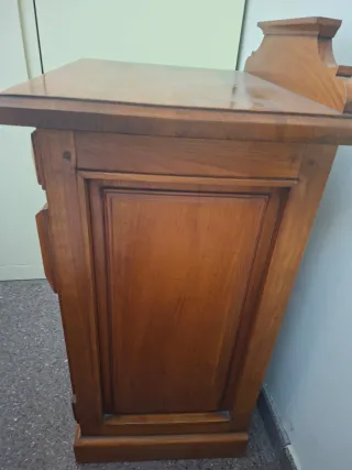 Cabecero y mesillas cerezo macizo