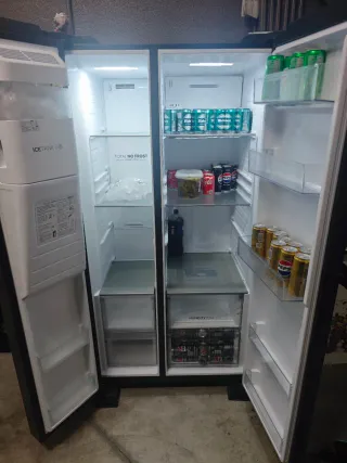 Frigorífico Haier Americano Gris Grafito