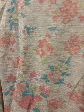 Jersey fino Lefties flores gris talla L