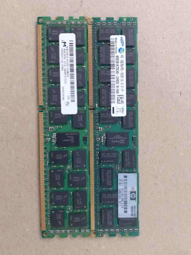 2x 8GB DDR3 1333MHz MICRON Samsung RAM