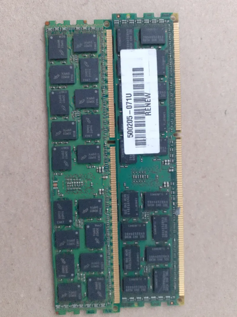 2x 8GB DDR3 1333MHz MICRON Samsung RAM afbeelding 2