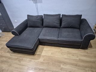 Sofá Cama Esquinero Gris oscuro