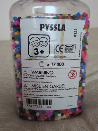 Ikea Pyssla cuentas para manualidades