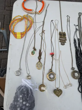 Collares Búho Bisutería Negro