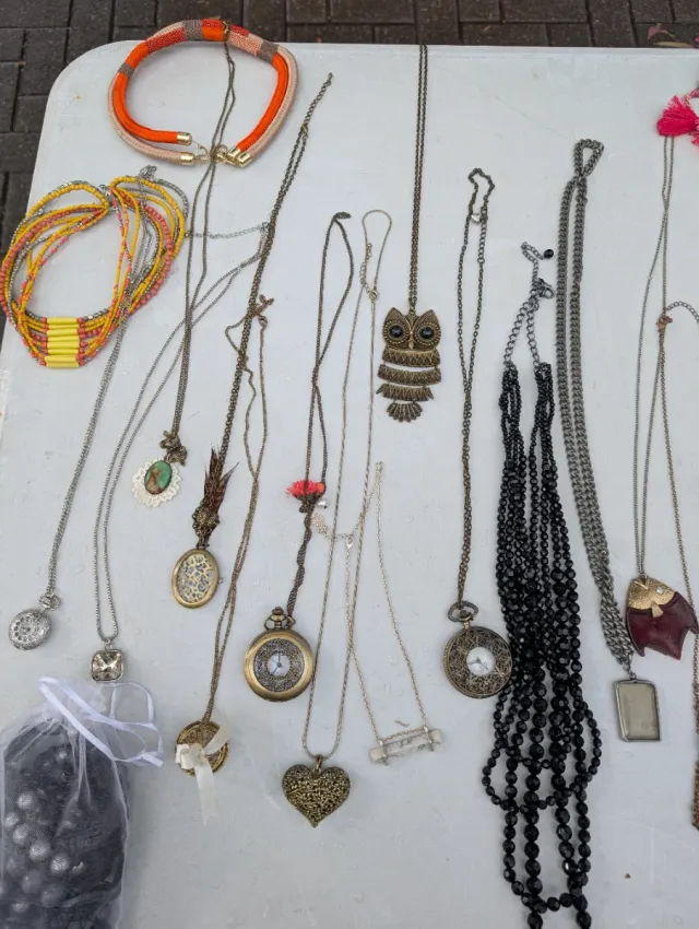 Collares Búho Bisutería Negro