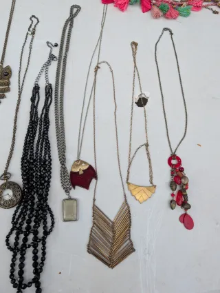 Collares Búho Bisutería Negro