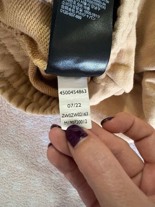 Chándal Calvin Klein Beige Talla S Mujer