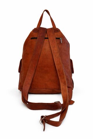 Mochila de cuero unisex