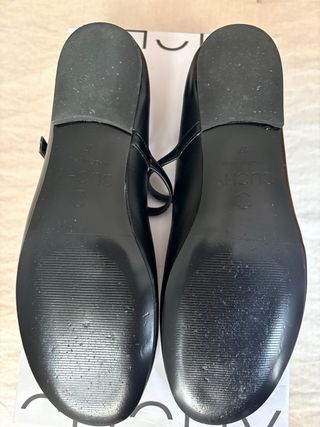 Bailarinas Cuchy Abril Negro y Dorado