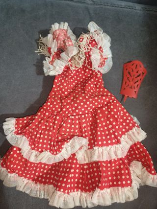 Lote ropa y complementos para muñeca nancy años 80