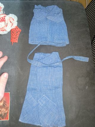 Lote ropa y complementos para muñeca nancy años 80