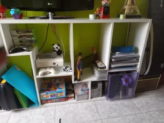 Mueble auxiliar blanco