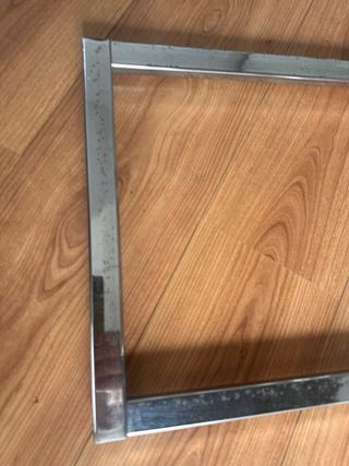 Sillas comedor polipiel blanco y acero