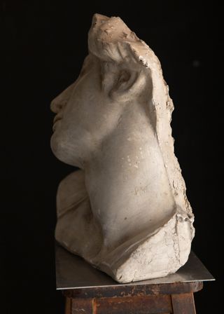 Busto clásico escayola vintage 36cm