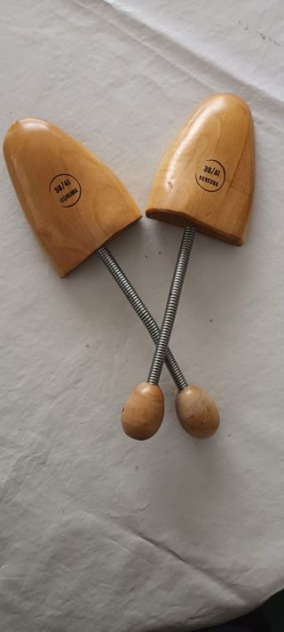 5 pares Hormas de Madera para Zapatos Talla 38-41