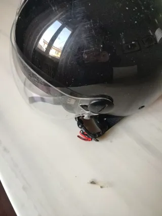 Casco moto nero
