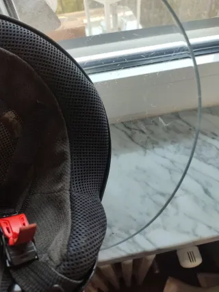 Casco moto nero