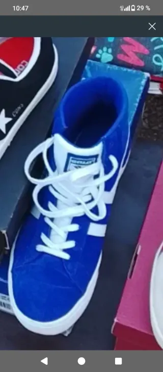 Botas  Azules Talla 42..made in britain