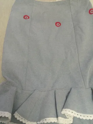 Falda flamenca midi romería