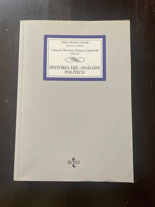 Historia del análisis político