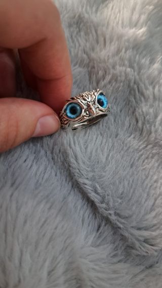 Anillo Búho Plata