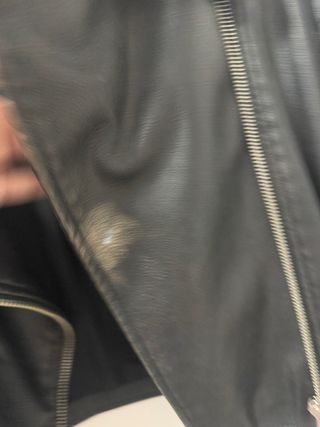 Chaqueta cuero Zara