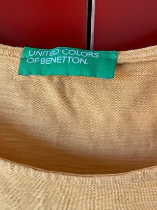 Camiseta Benetton Amarilla Talla M