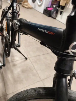 Bicicleta Plegable Negra