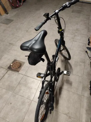 Bicicleta Plegable Negra