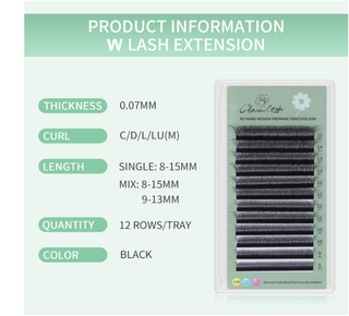 Glamlash 8D Ciglia Premade Volume Russo