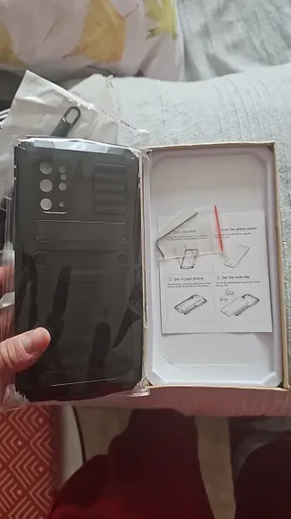 Funda Blindada Samsung S20 Plus Negra