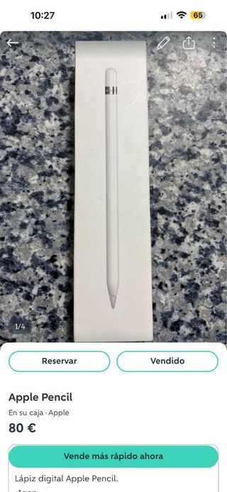 Apple Pencil (10ª gen) conector Lightning