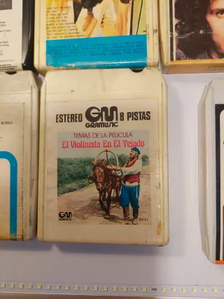 Lote 6 Cartuchos Música Años 70