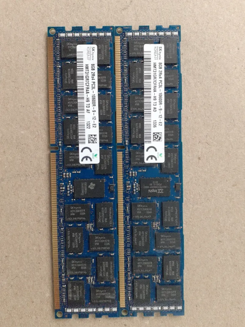 2x 8GB DDR3 1333MHz SK Hynix RAM