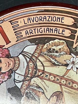 Scatola di latta Desideri Montecatini Terme