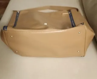 Bolso Purificación García Marrón con Cremalleras A