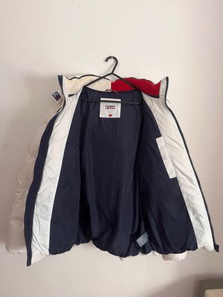 Abrigo Blanco Tommy Hilfiger