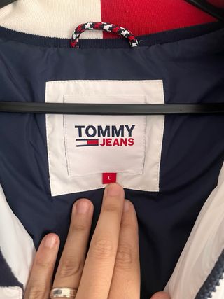 Abrigo Blanco Tommy Hilfiger