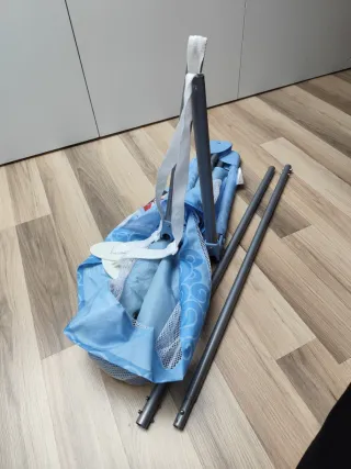 Barrera de cama infantil azul